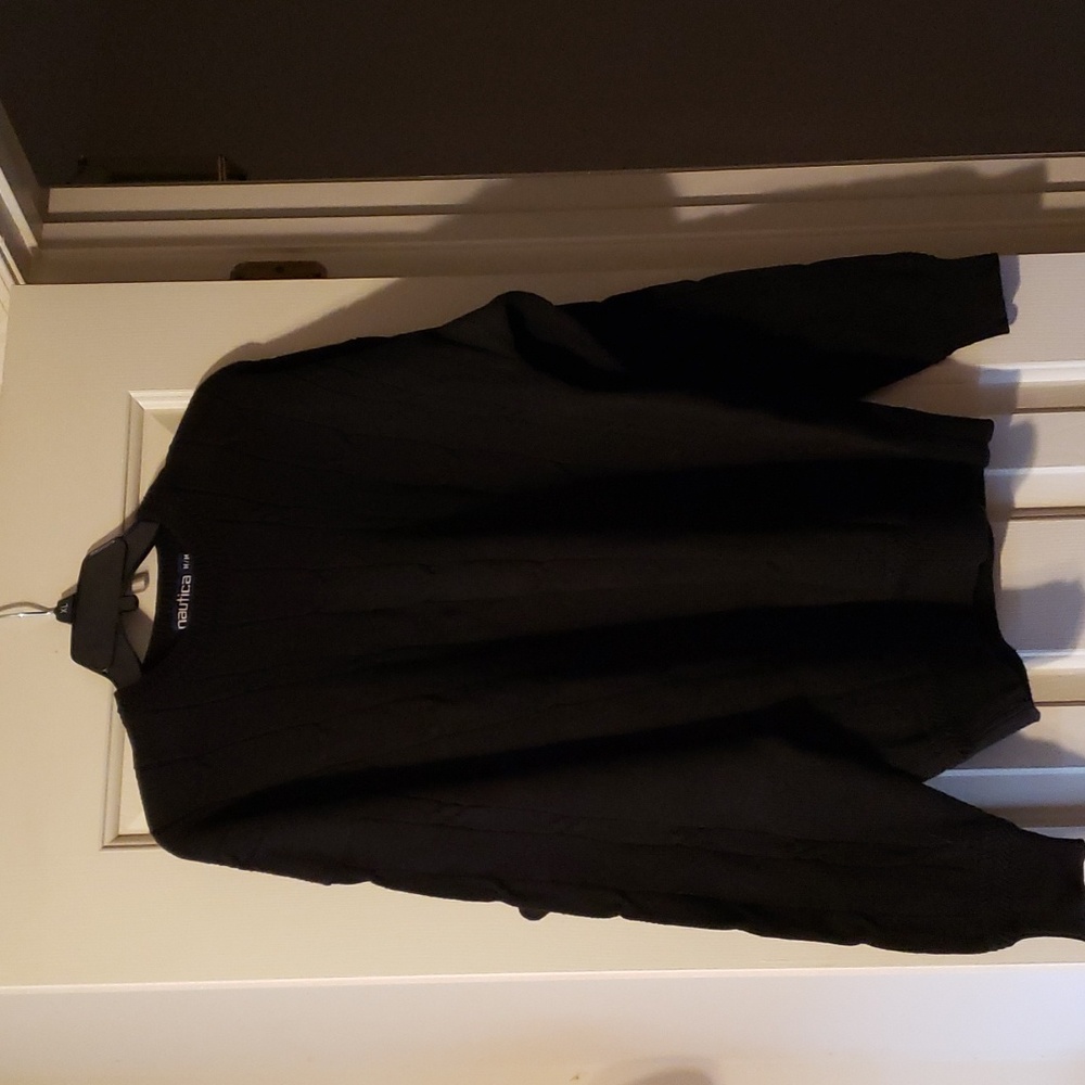 Nautica Men's Black Sweater Size M